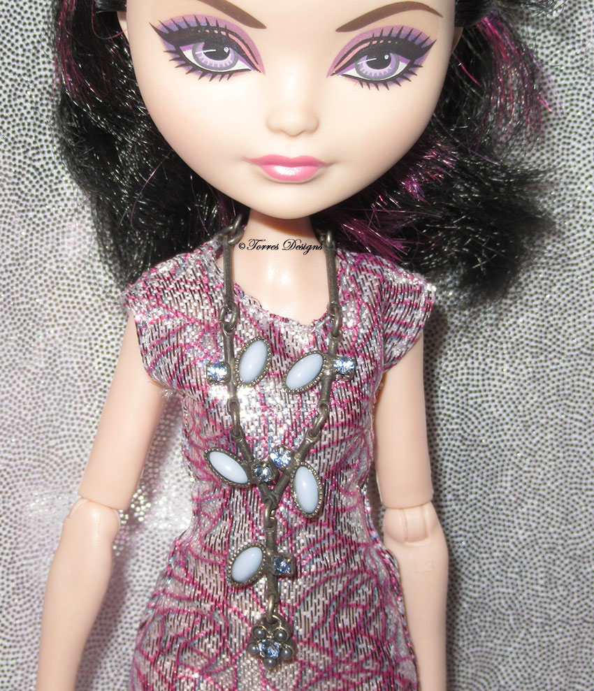 Eiffel Tower Necklace Custom made Doll Jewelry