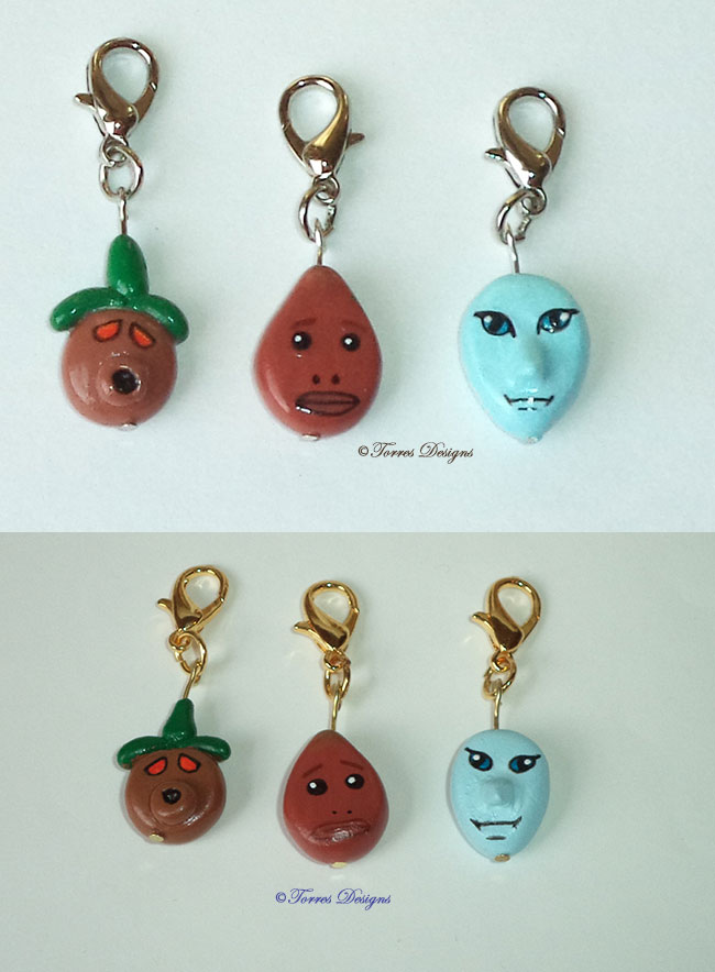 Deku Goron and Zora Charms Set