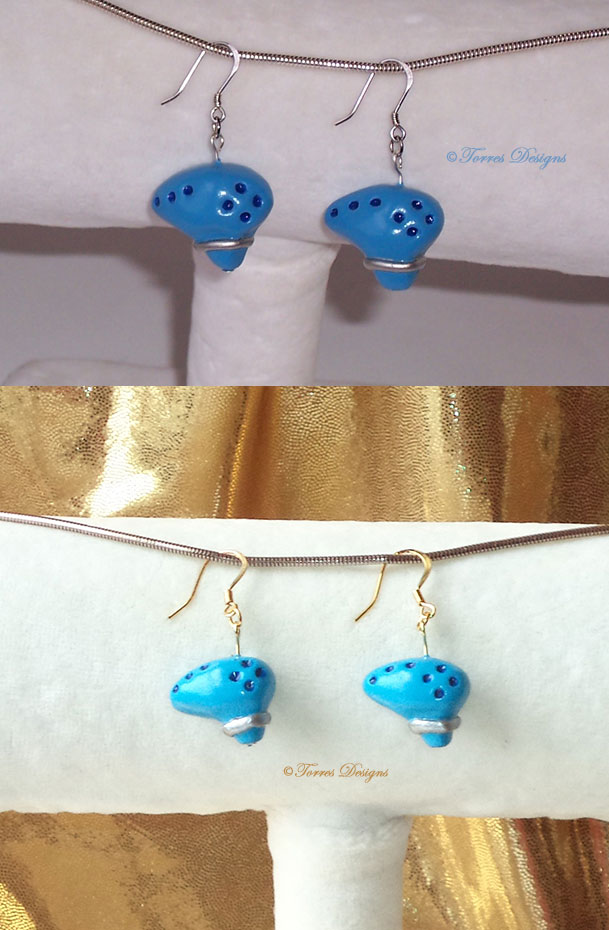 Ocarina of Time Earrings Legend of Zelda