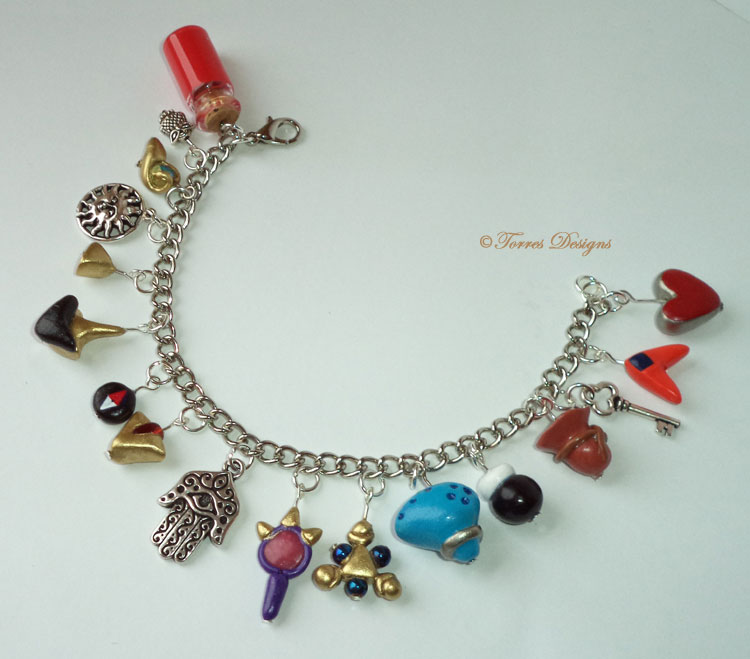 Ocarina of Time Charm Bracelet Legend of Zelda
