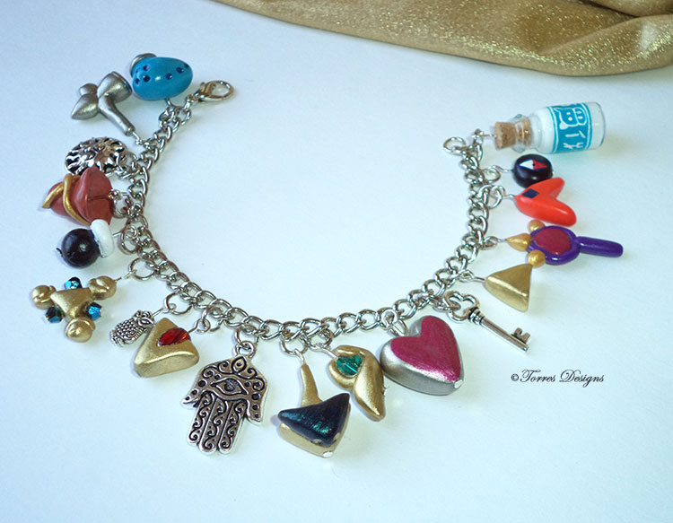 Ocarina of Time Charm Bracelet Legend of Zelda